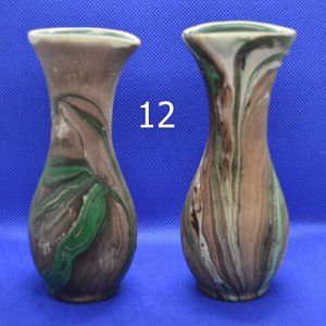 Pottery Vase Pair